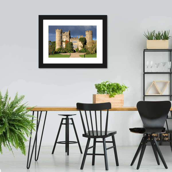 Historic Malahide Castle In Dublin  Ireland Canvas Wall Art