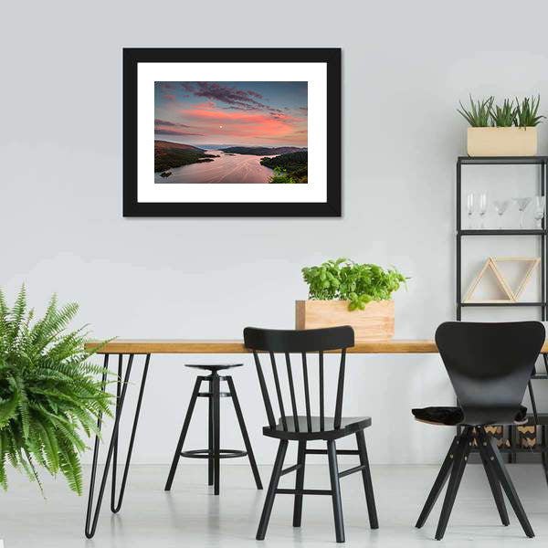 Kyles of Bute at Twilight Canvas Wall Art