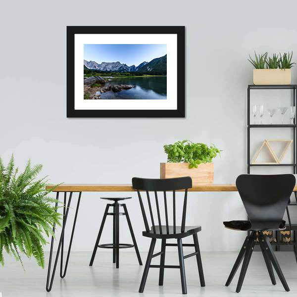 Mount Mangart In Italian Alps Canvas Wall Art-5 Horizontal-Gallery Wrap-22" x 12"-Tiaracle