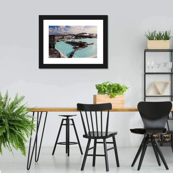 Geothermal Pool in Iceland Canvas Wall Art