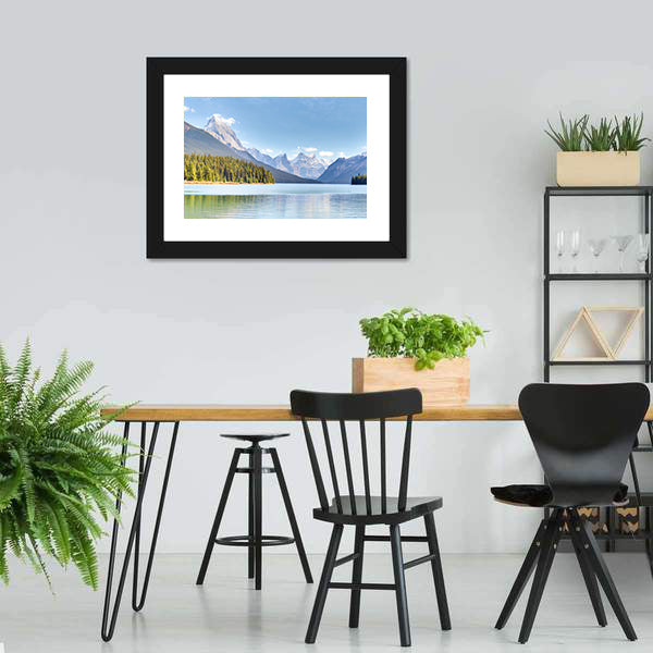 Maligne Lake, Canada Canvas Wall Art