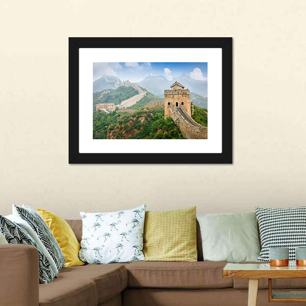 Great of China, Beijing Winding Stone Path Canvas Wall Art