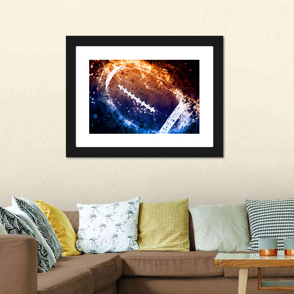 American Football Canvas Wall Art
