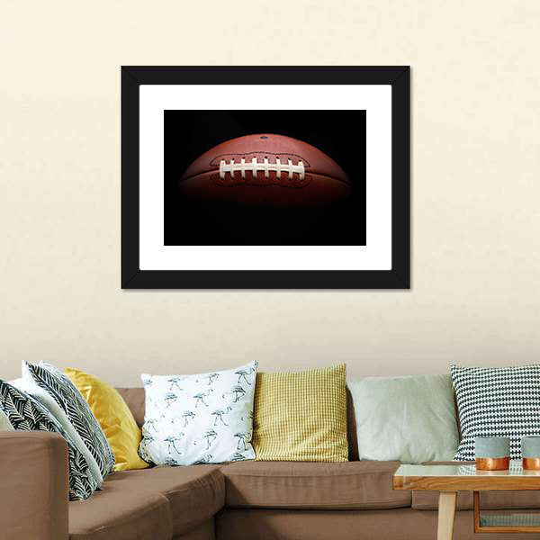 American Football Canvas Wall Art-3 Horizontal-Gallery Wrap-25&quot; x 16&quot;-Tiaracle