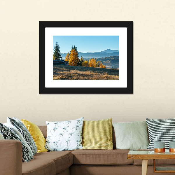 Morning in the Carpathian Mountains Canvas Wall Art