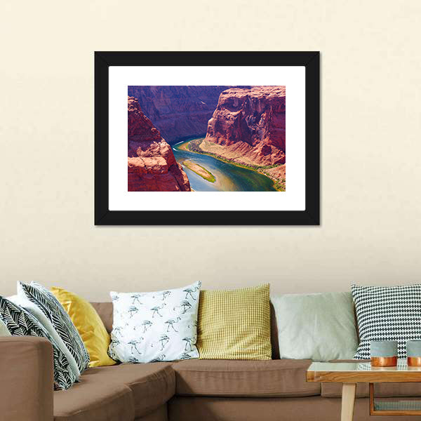 Colorado River Landscape Canvas Wall Art