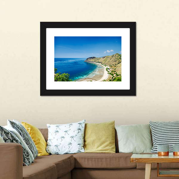 Cristo Rei Beach Near Dili In East Timor Asia Canvas Wall Art-5 Horizontal-Gallery Wrap-22" x 12"-Tiaracle