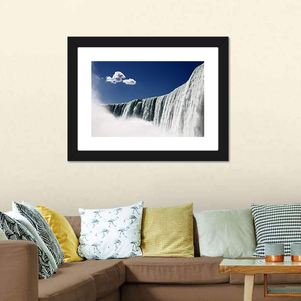 Niagara Falls Waterfall Scene Canvas Wall Art