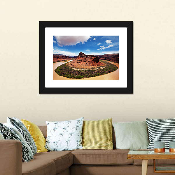Canyonlands National Park River Bend Canvas Wall Art