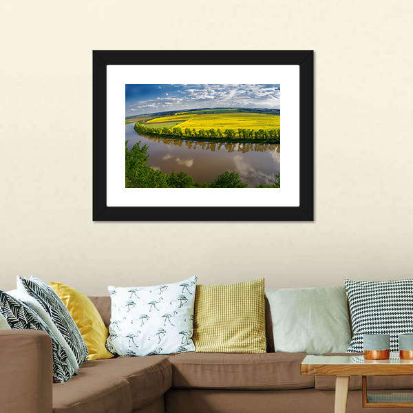 Dniester River Valley Canvas Wall Art