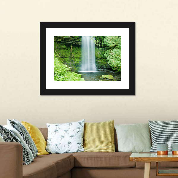 Glencar Waterfall, Ireland Canvas Wall Art