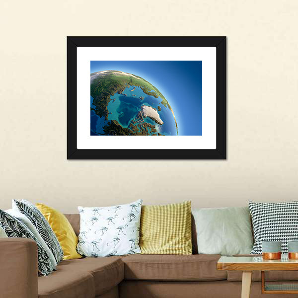 Fragment Of Earth Canvas Wall Art-3 Horizontal-Gallery Wrap-25" x 16"-Tiaracle
