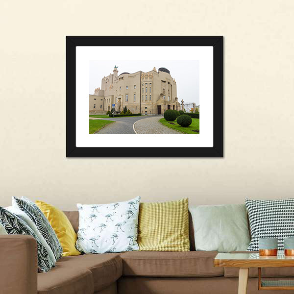 Nouveau Facade Of State Theater Canvas Wall Art-3 Horizontal-Gallery Wrap-25" x 16"-Tiaracle
