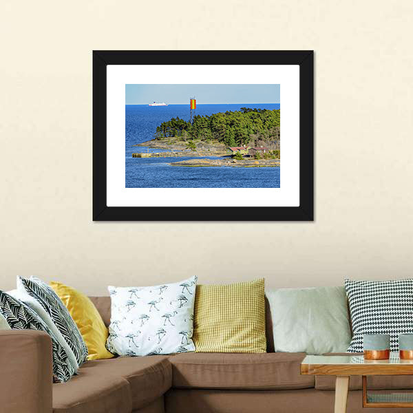 Kyto Island Lighthouse, Finland Canvas Wall Art