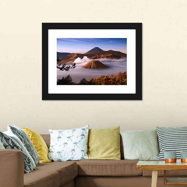 Mount Bromo Canvas Wall Art-5 Horizontal-Gallery Wrap-22" x 12"-Tiaracle