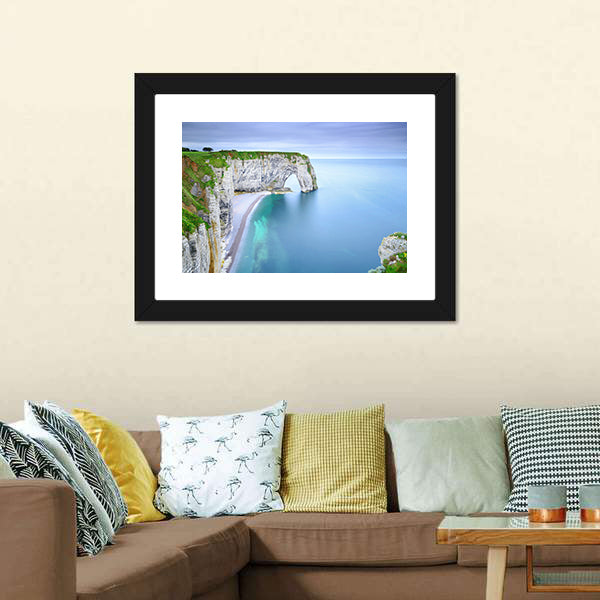 Sea Arch on Coastal Cliffs Canvas Wall Art