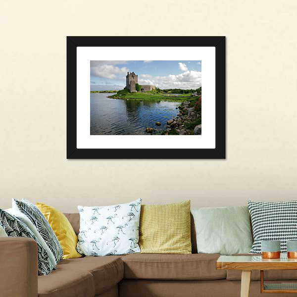 Dunguaire Castle Canvas Wall Art-5 Horizontal-Gallery Wrap-22" x 12"-Tiaracle