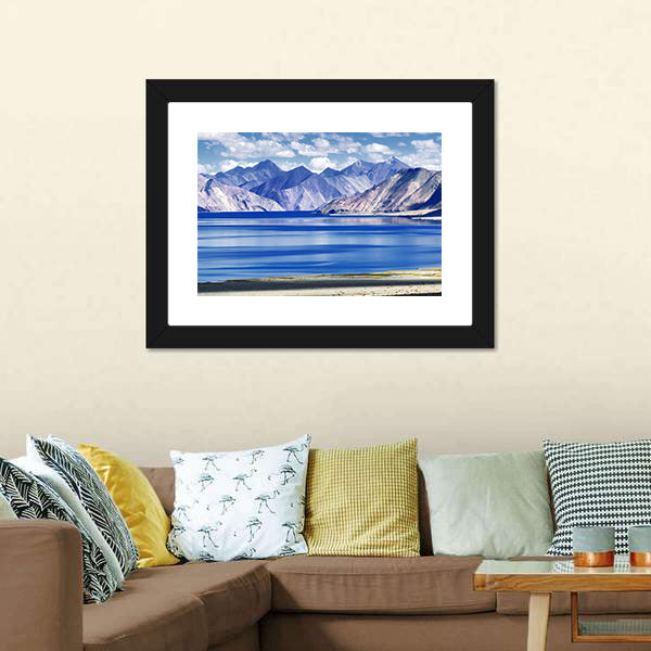 Lake In Ladakh Canvas Wall Art-5 Horizontal-Gallery Wrap-22" x 12"-Tiaracle