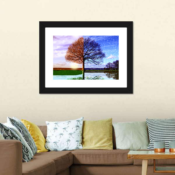 Four Seasons Canvas Wall Art