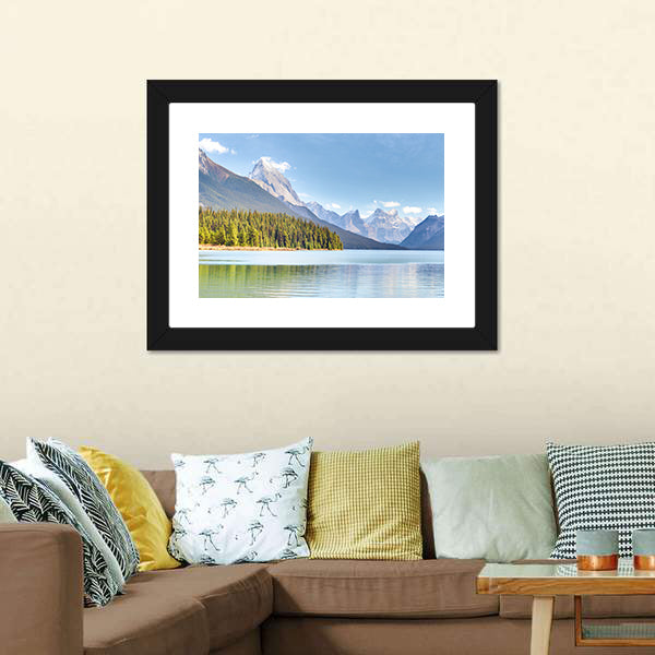 Maligne Lake, Canada Canvas Wall Art