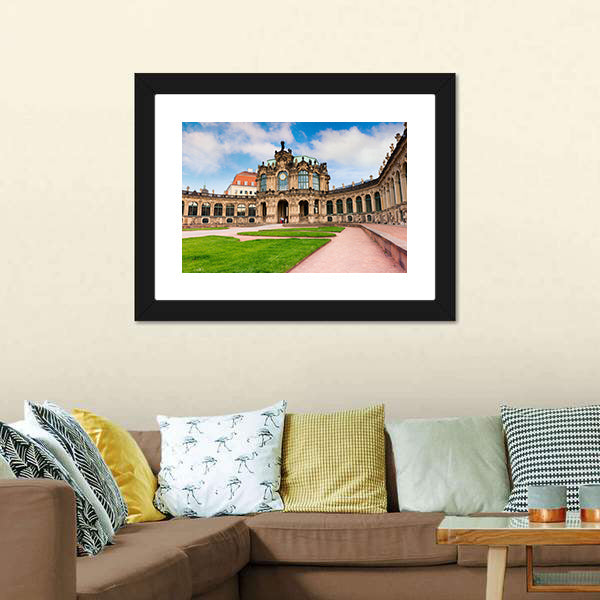 Famous Zwinger Palace Canvas Wall Art-5 Horizontal-Gallery Wrap-22" x 12"-Tiaracle