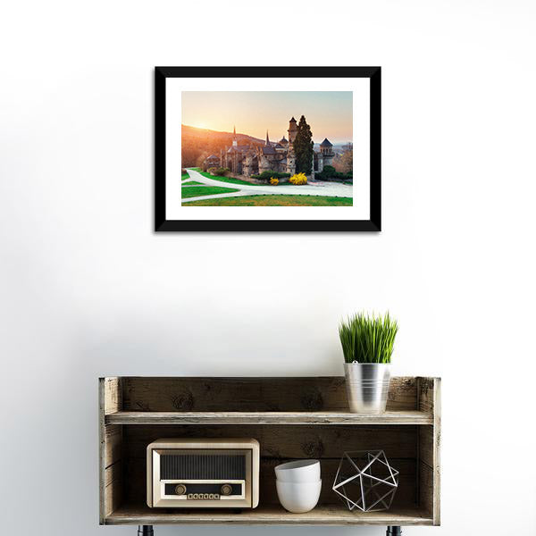 Castle In Germany Canvas Wall Art-5 Horizontal-Gallery Wrap-22" x 12"-Tiaracle