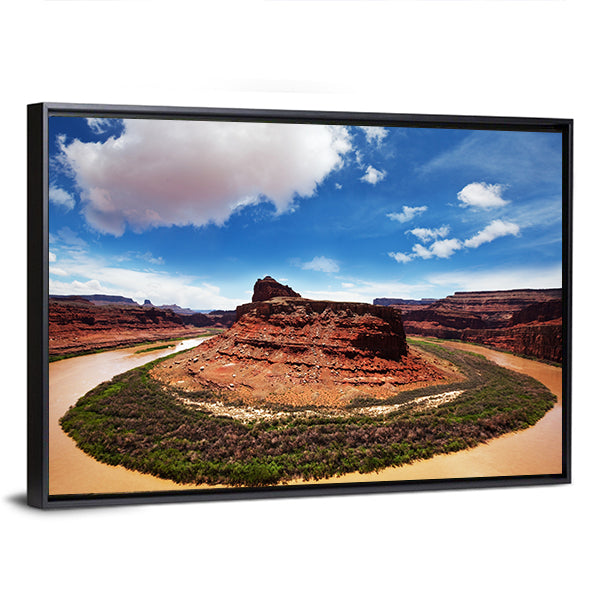 Canyonlands National Park River Bend Canvas Wall Art