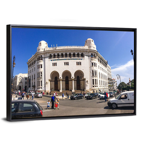 La Grande Poste in Algiers Canvas Wall Art
