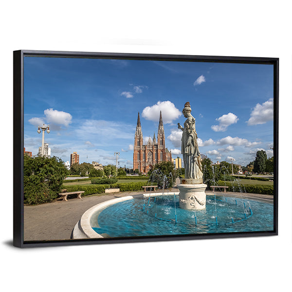 La Plata Cathedral, Argentina Canvas Wall Art