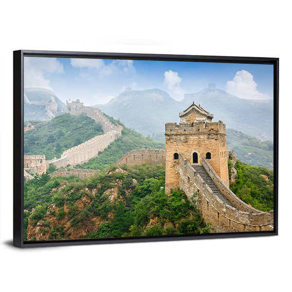 Great of China, Beijing Winding Stone Path Canvas Wall Art