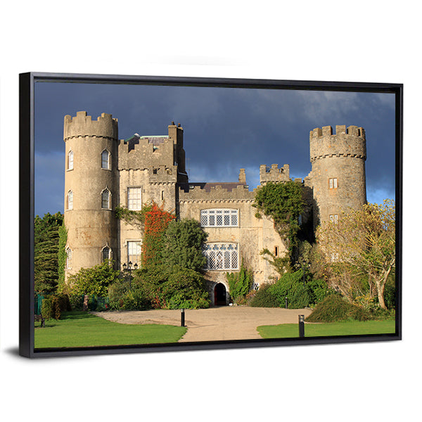 Historic Malahide Castle In Dublin  Ireland Canvas Wall Art