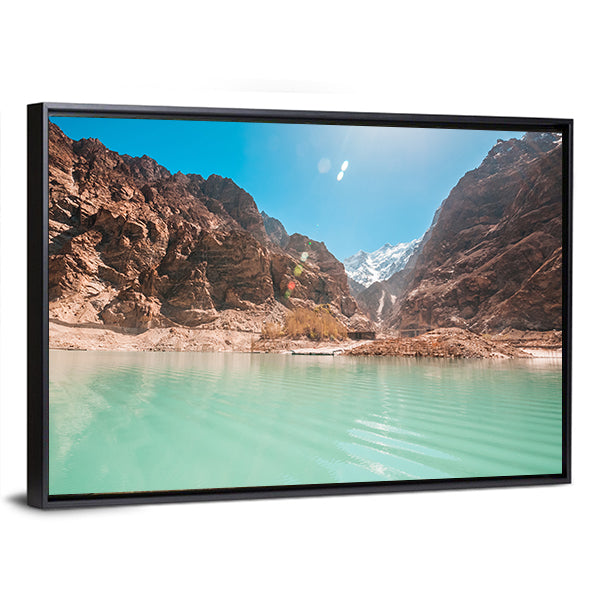 Attabad Lake In Northern Pakistan Canvas Wall Art