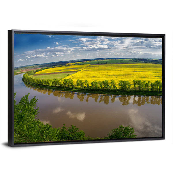 Dniester River Valley Canvas Wall Art