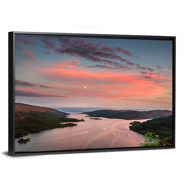 Kyles of Bute at Twilight Canvas Wall Art