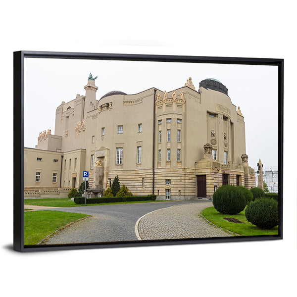 Nouveau Facade Of State Theater Canvas Wall Art-1 Piece-Floating Frame-24" x 16"-Tiaracle