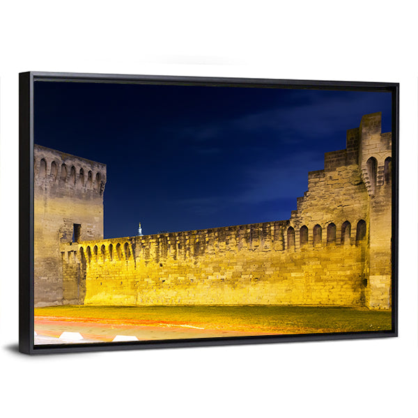 Avignon City at Night Canvas Wall Art