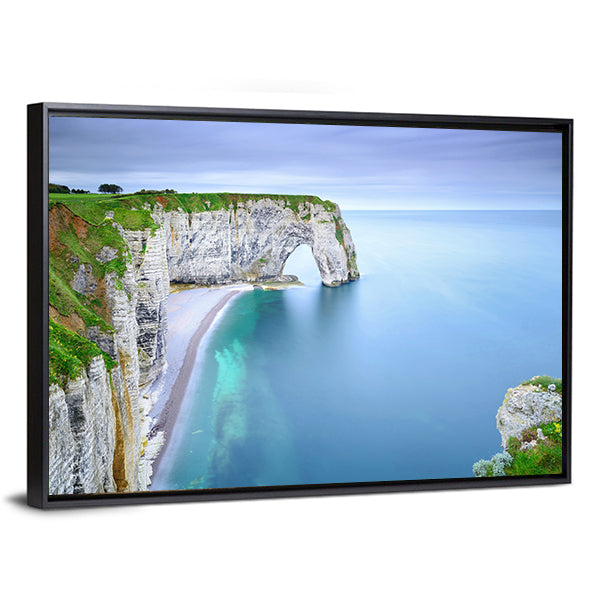 Sea Arch on Coastal Cliffs Canvas Wall Art