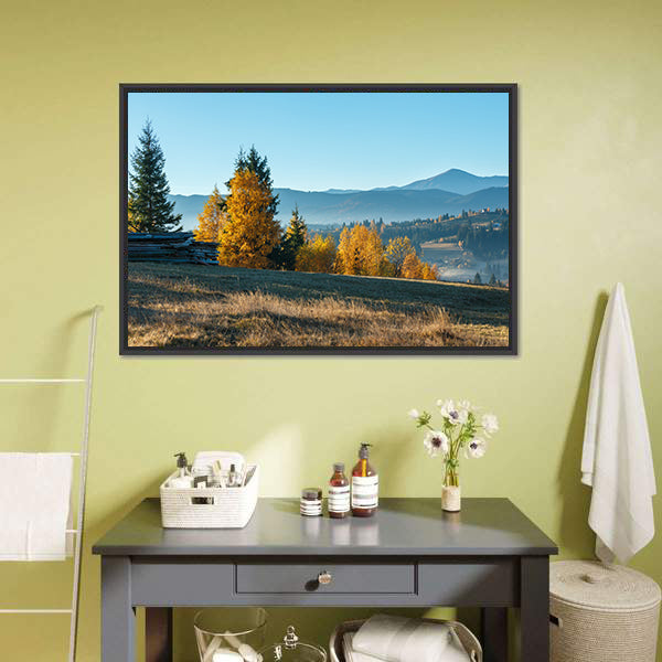 Morning in the Carpathian Mountains Canvas Wall Art