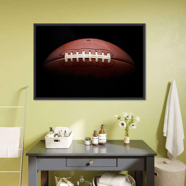 American Football Canvas Wall Art-3 Horizontal-Gallery Wrap-25&quot; x 16&quot;-Tiaracle