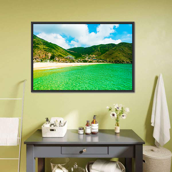 Ky Co Island Vietnam Beach Canvas Wall Art