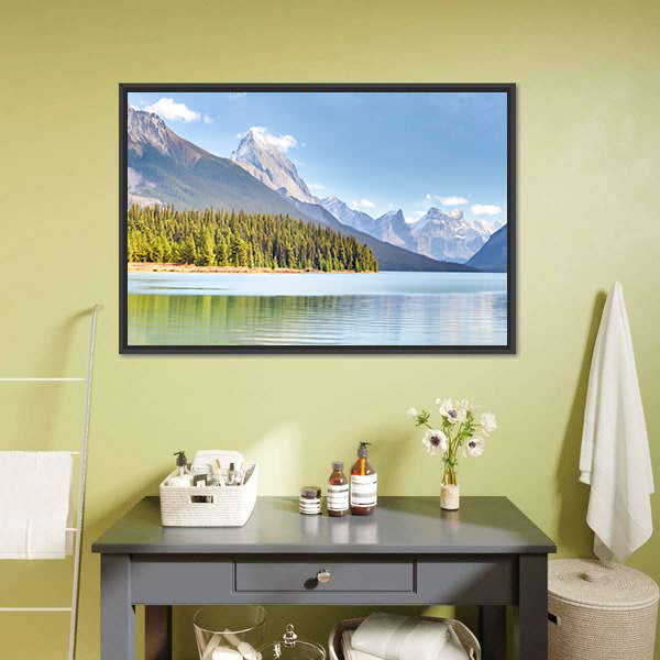 Maligne Lake, Canada Canvas Wall Art