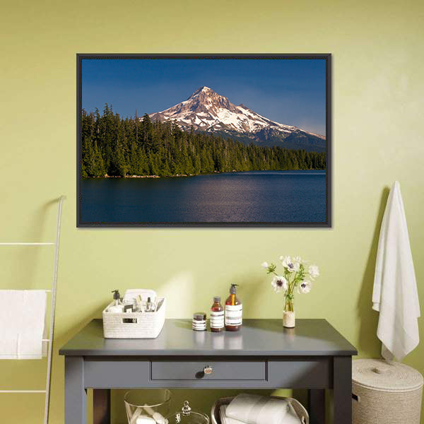 Lake and Mount Hood Canvas Wall Art