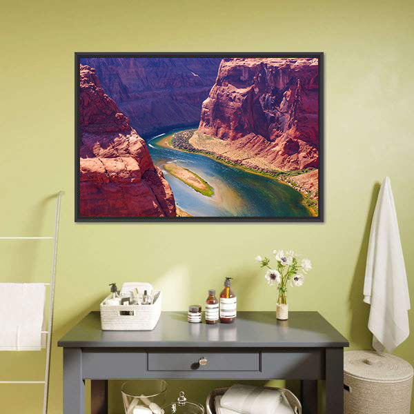 Colorado River Landscape Canvas Wall Art