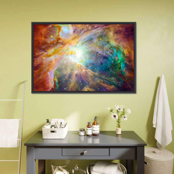 Cosmic Cloud Orion Nebula Canvas Wall Art-5 Horizontal-Gallery Wrap-22" x 12"-Tiaracle