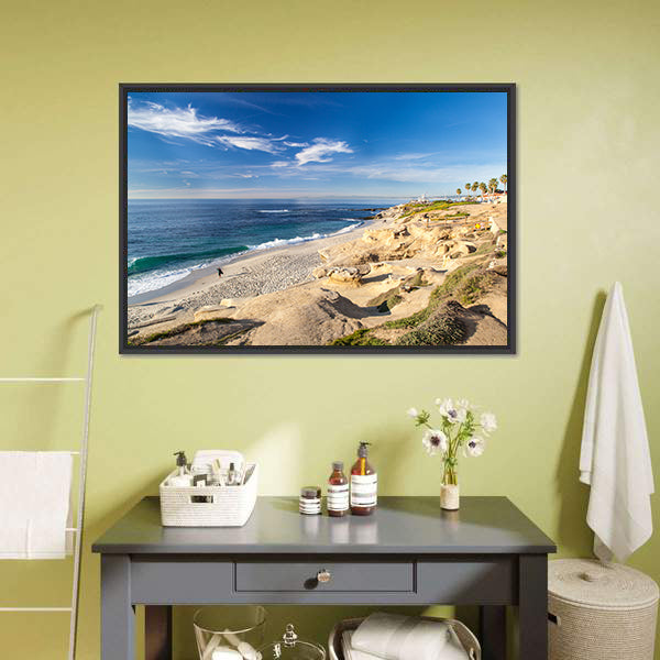 La Jolla Cove Beach California Canvas Wall Art