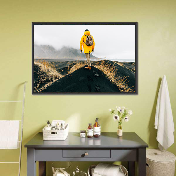 Icelandic Natural Wonders Canvas Wall Art-5 Horizontal-Gallery Wrap-22" x 12"-Tiaracle