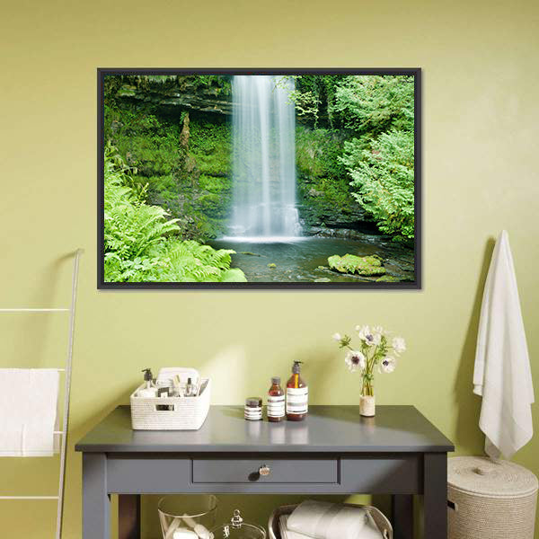 Glencar Waterfall, Ireland Canvas Wall Art