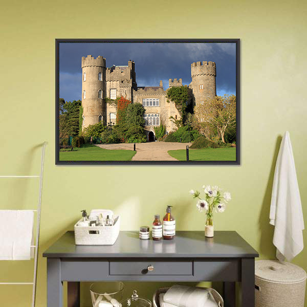 Historic Malahide Castle In Dublin  Ireland Canvas Wall Art
