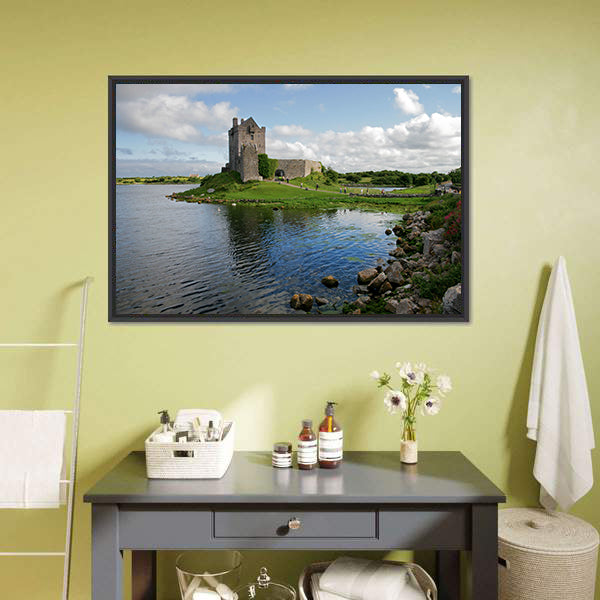 Dunguaire Castle Canvas Wall Art-5 Horizontal-Gallery Wrap-22" x 12"-Tiaracle