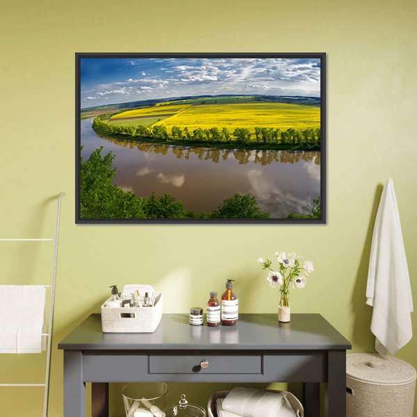 Dniester River Valley Canvas Wall Art
